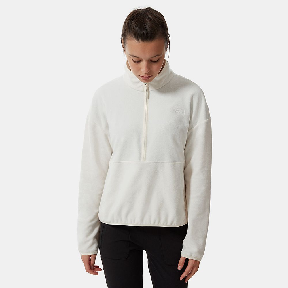 The North Face Sweater Womens Australia - The North Face Tka Glacier Cropped White Hiking (QSN-85023